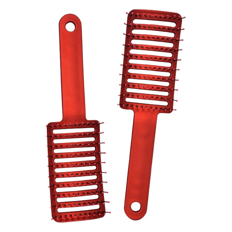 Peine curvo profesional de cerdas para peinado masculino volumen y acabado al por mayor