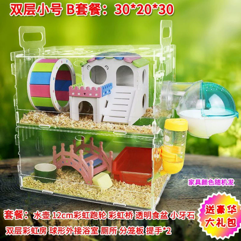 Double-layer acrylic villa