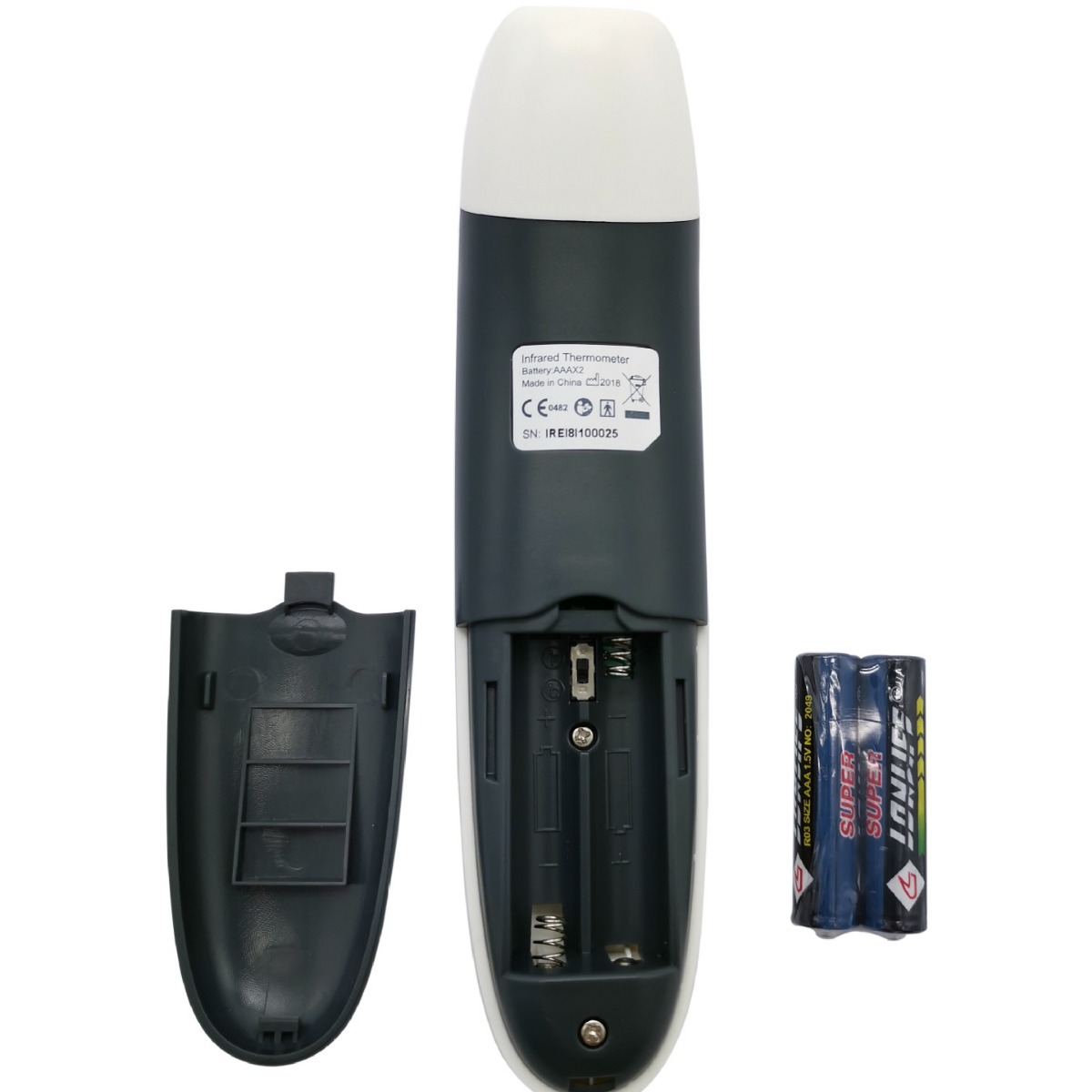 Termómetro infrarrojo sin contacto para frente y oído, con certificaciones completas, dropshipping transfronterizo.