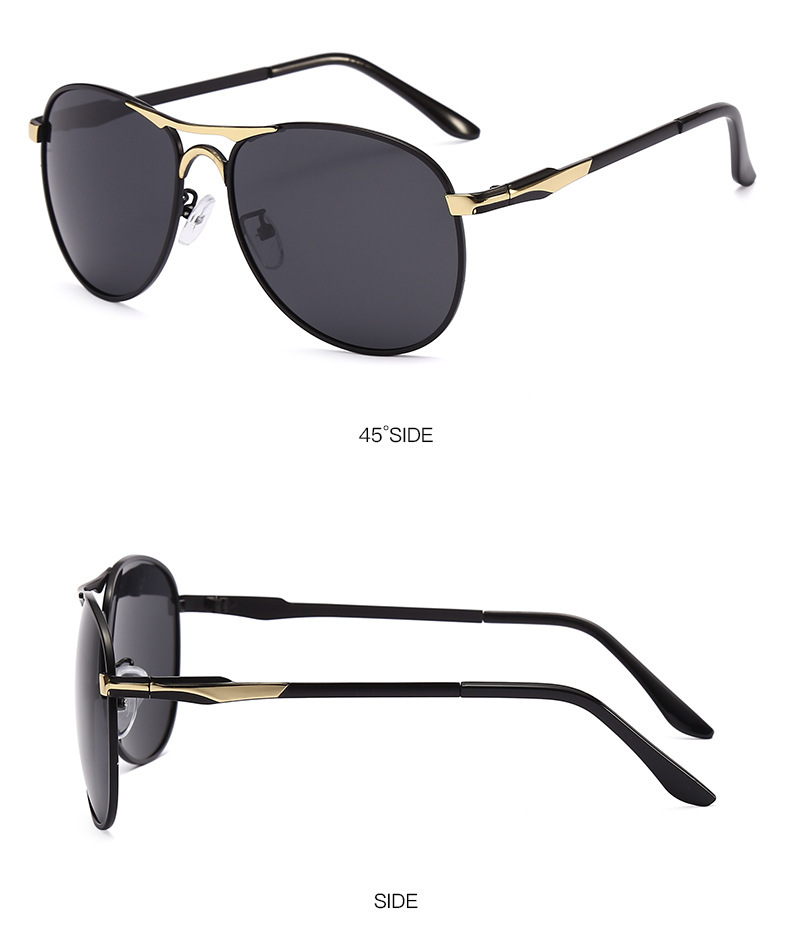 Vintage-Polarisationssonnenbrillen mit Premium-Look für Herren, Pilotensonnenbrille, Fahrerbrille, polarisierte Fahrerbrille im Großhandel