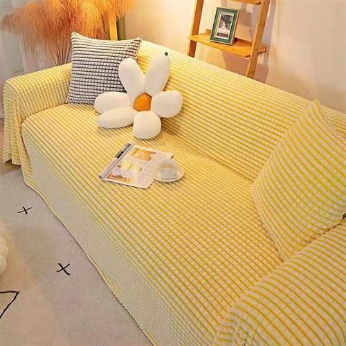 Anti-cat scratch sofa cover autumn and winter plush sofa cover cloth full cover sofa cover universal all-inclusive anti-slip sofa cushion