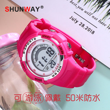 LEDҹ��С�W���\���ֱ����s50M��ˮ����ֱ탺ͯ�๦���ֱ����l