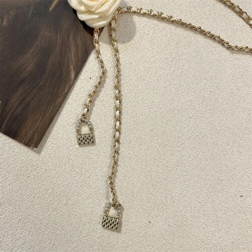 Tea Flower Waist Chain Accessory for Women, Flower Chain Belt Decor for Dresses and Jeans, Trendy Ins Style
