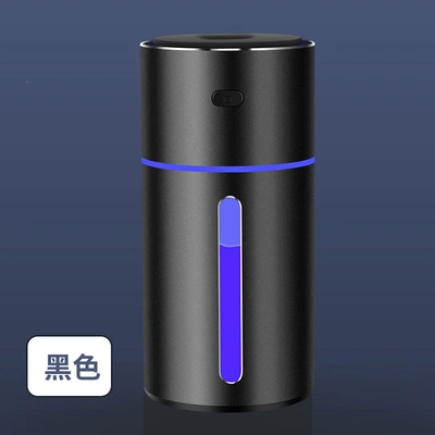 Car Humidifier Air Purifier Dual-Use USB Sprayer Silent Mist Maker Ambient Light Black Technology Oxygen Bar (Hava təmizləyiciləri) - usb-ordinary-model-black-250ml-large-capacity-silent-humidification-dual-mode