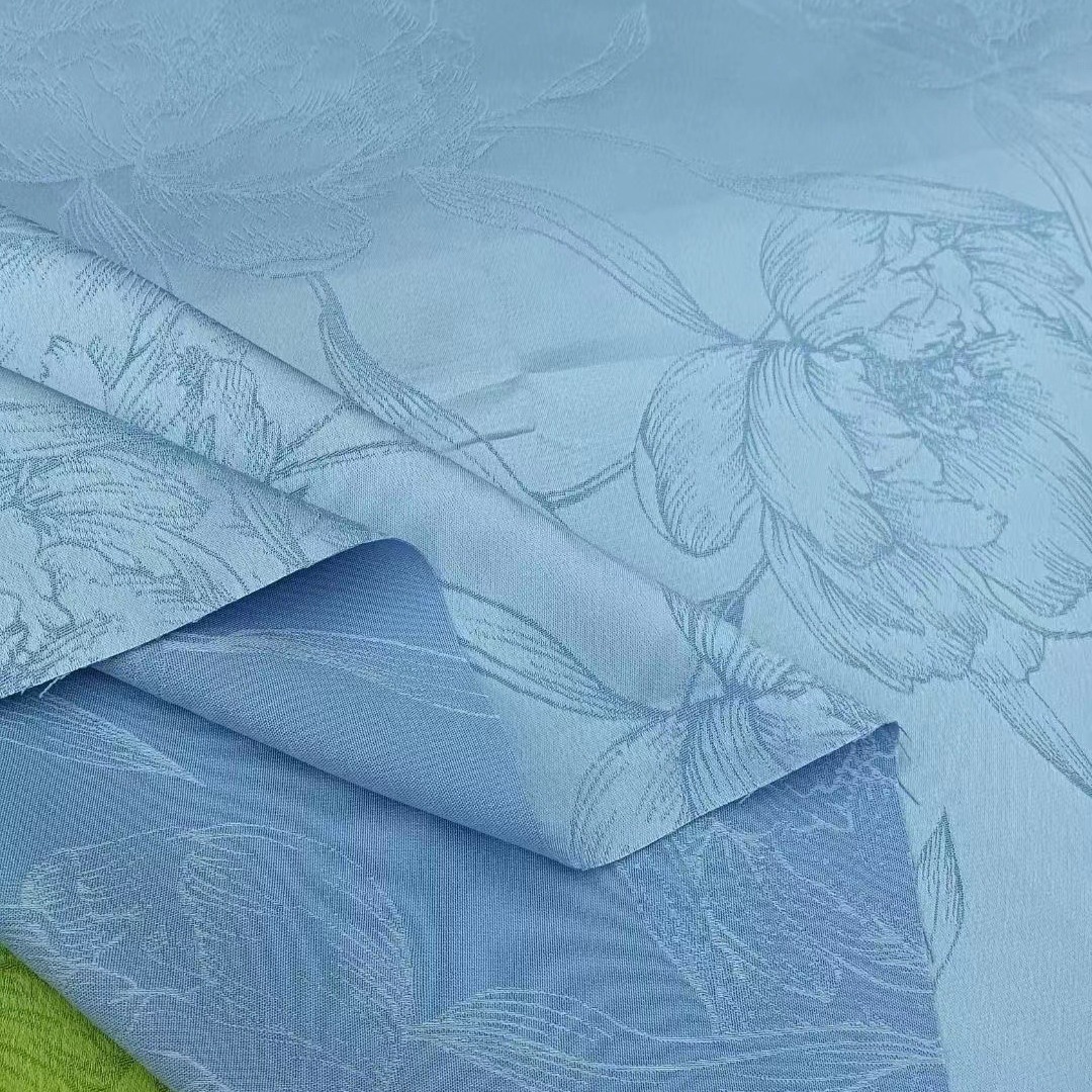 春夏新品 新中式醋酸提花  国风衬衫旗袍汉服裤装套装面料 高品质