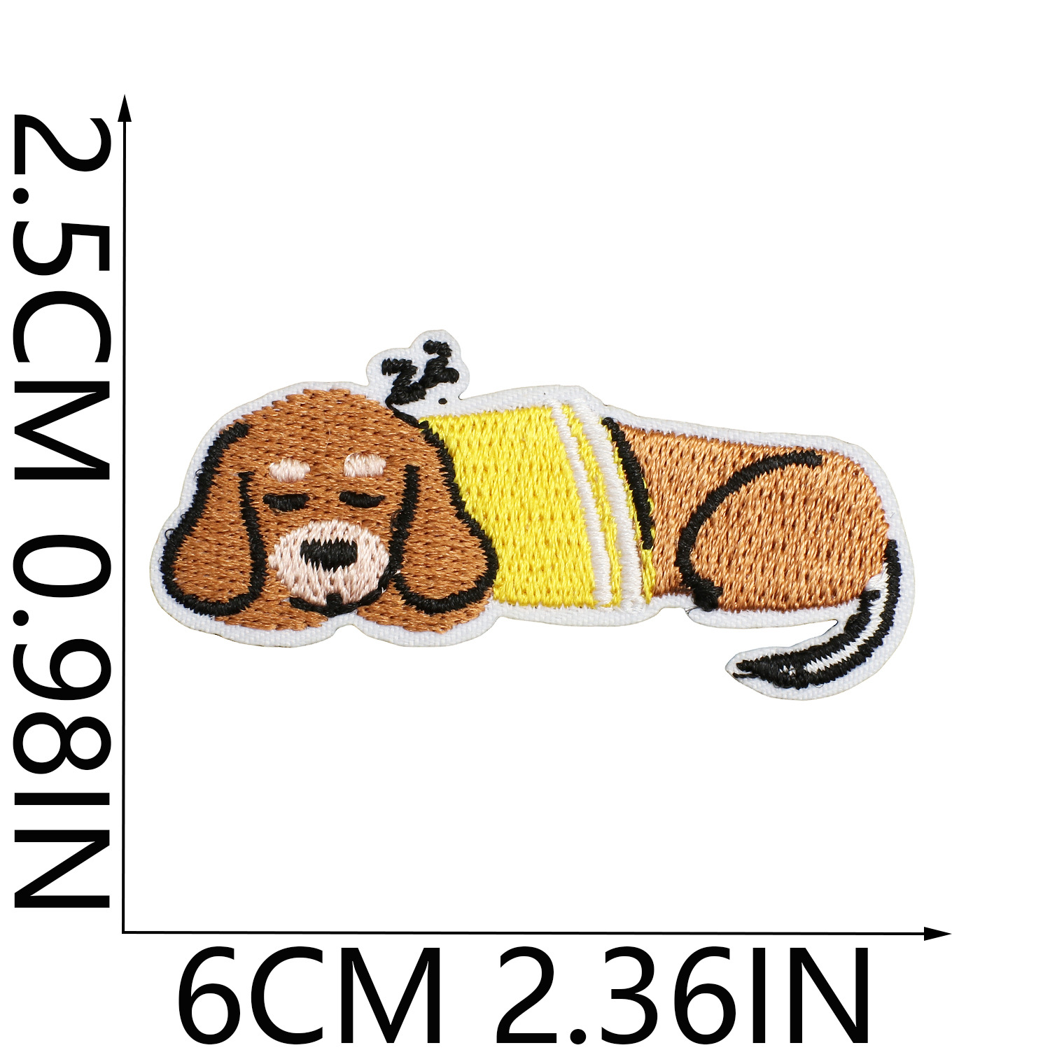 3g Weight Clothing Sticker Patches Classification 1 Piece Quantity Dacron thread Material Dog Pattern Casual, Elegant, Cute Style Embroidery Craft 1 Piece Casual Elegant Cute Dog Dacron Thread Clothing Sticker Patches 12