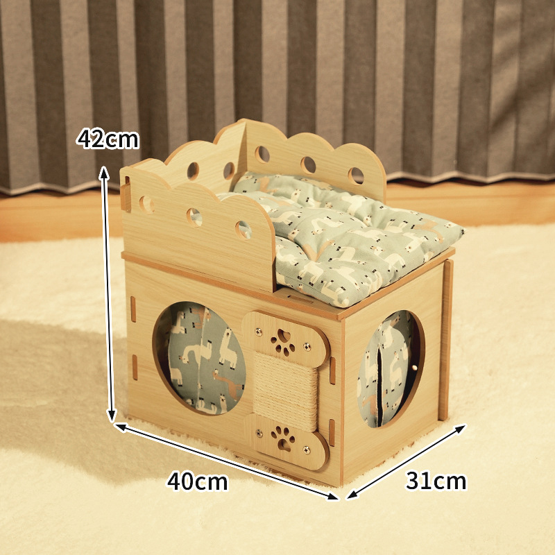 오크색 고양이 터널 길이 40CM 폭 32 높이 42 매칭 매트 포함