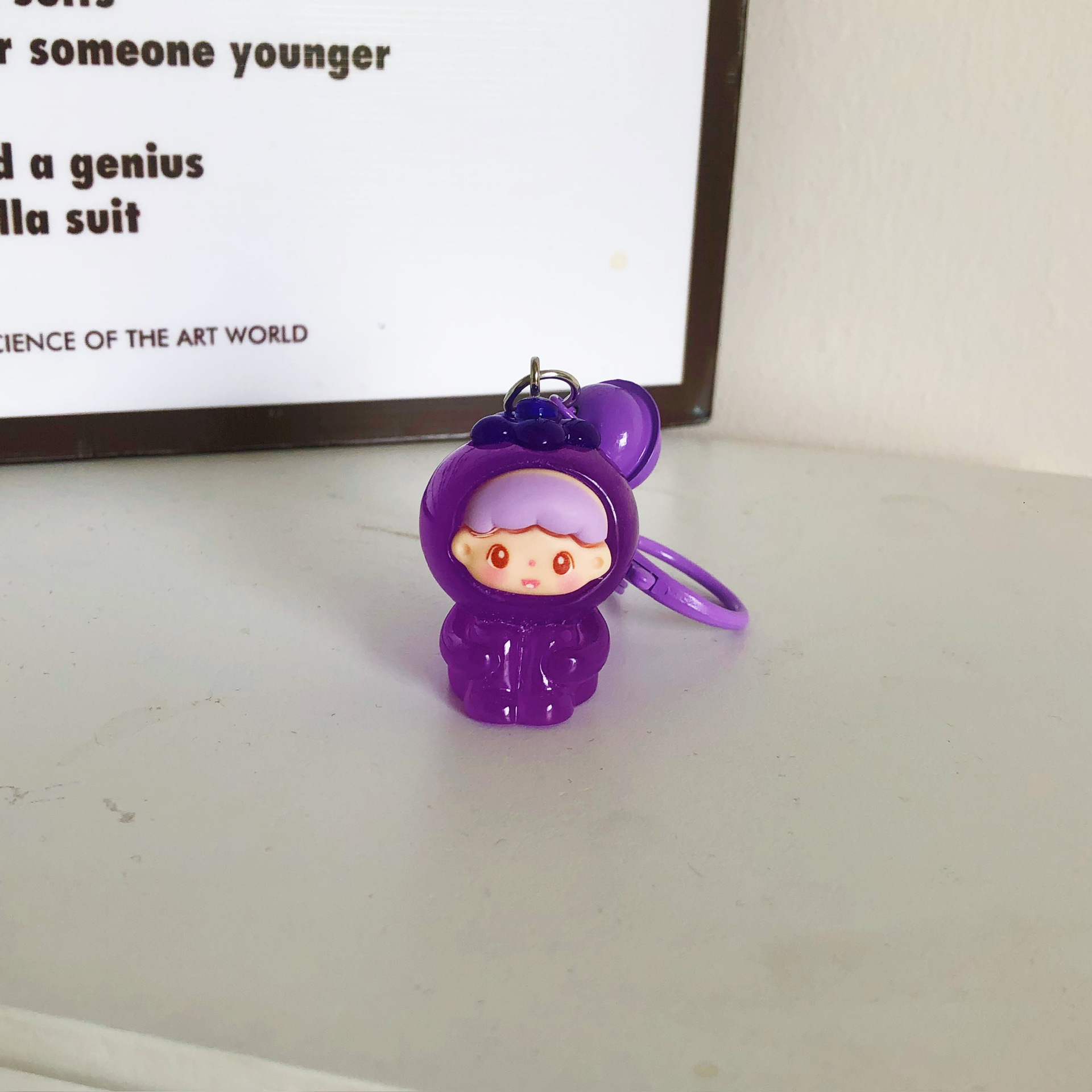 新商品の立体果物の子の鈴の鍵は少女の心の学生を掛けて親友のプレゼントを飾ってカップルを掛けます。