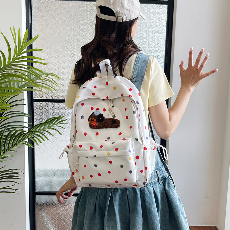 Nueva pequeña mochila fresca simple de moda para estudiantes de primaria y secundaria de gran capacidad mochila de viajes casuales mochila