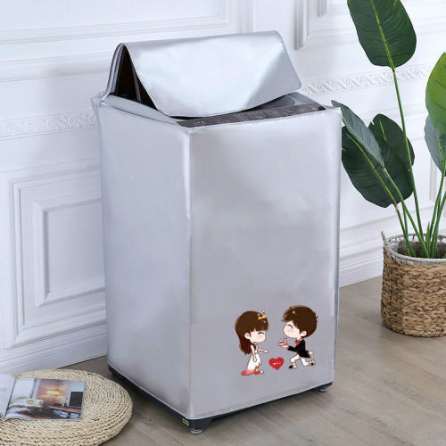 Waterproof washing machine cover thickened sun protection dust cover household fully automatic pulsator drum washing machine cover