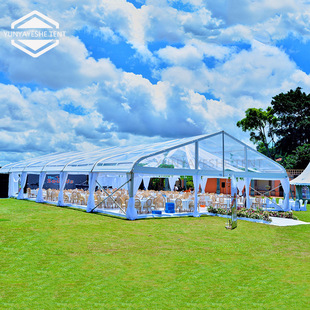 Curved Aluminum Alloy Movable Tent Exhibition Tent Outdoor Exhibition Curved Column European Style Tent Movable Tent