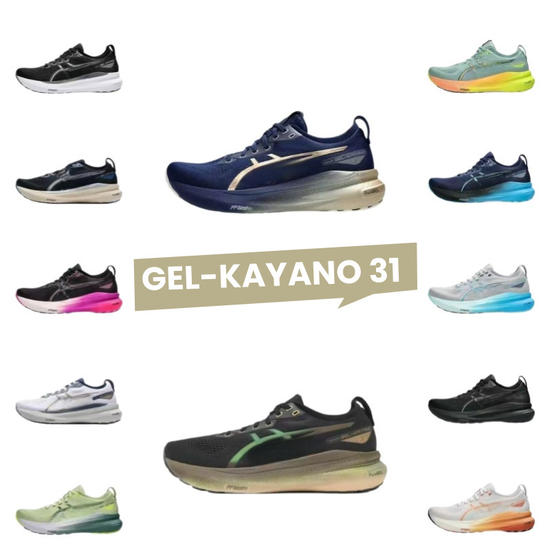 Cross-Border Putian Asics Kayano 31 Running Shoes Mesh Surface Unisex Comfortable Casual Shoes K31 Sports Shoes Dad Shoes Cross-Border Putian Asics Kayano 31 Running Shoes Mesh Surface Unisex Comfortable Casual Shoes K31 Sports Shoes Dad Shoes