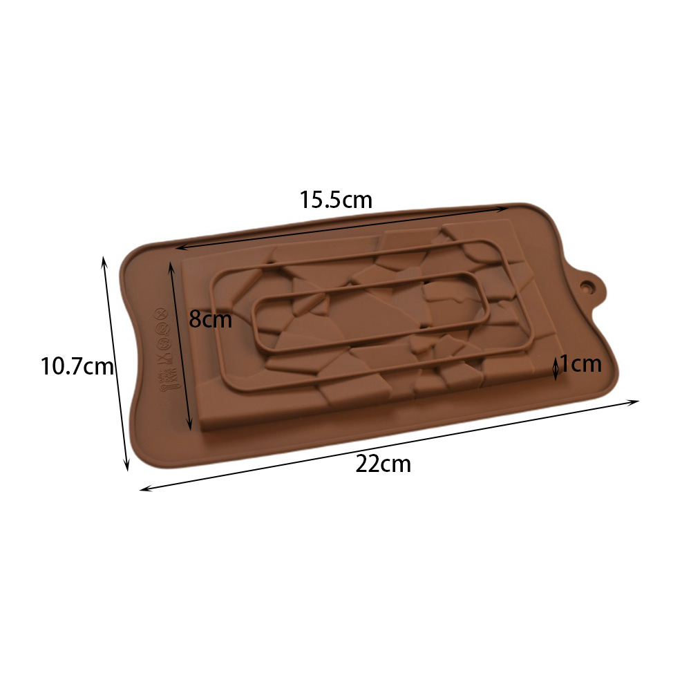 Molde de Silicona para Chocolate DIY, Multiuso con Formas de Dibujos Animados para Repostería