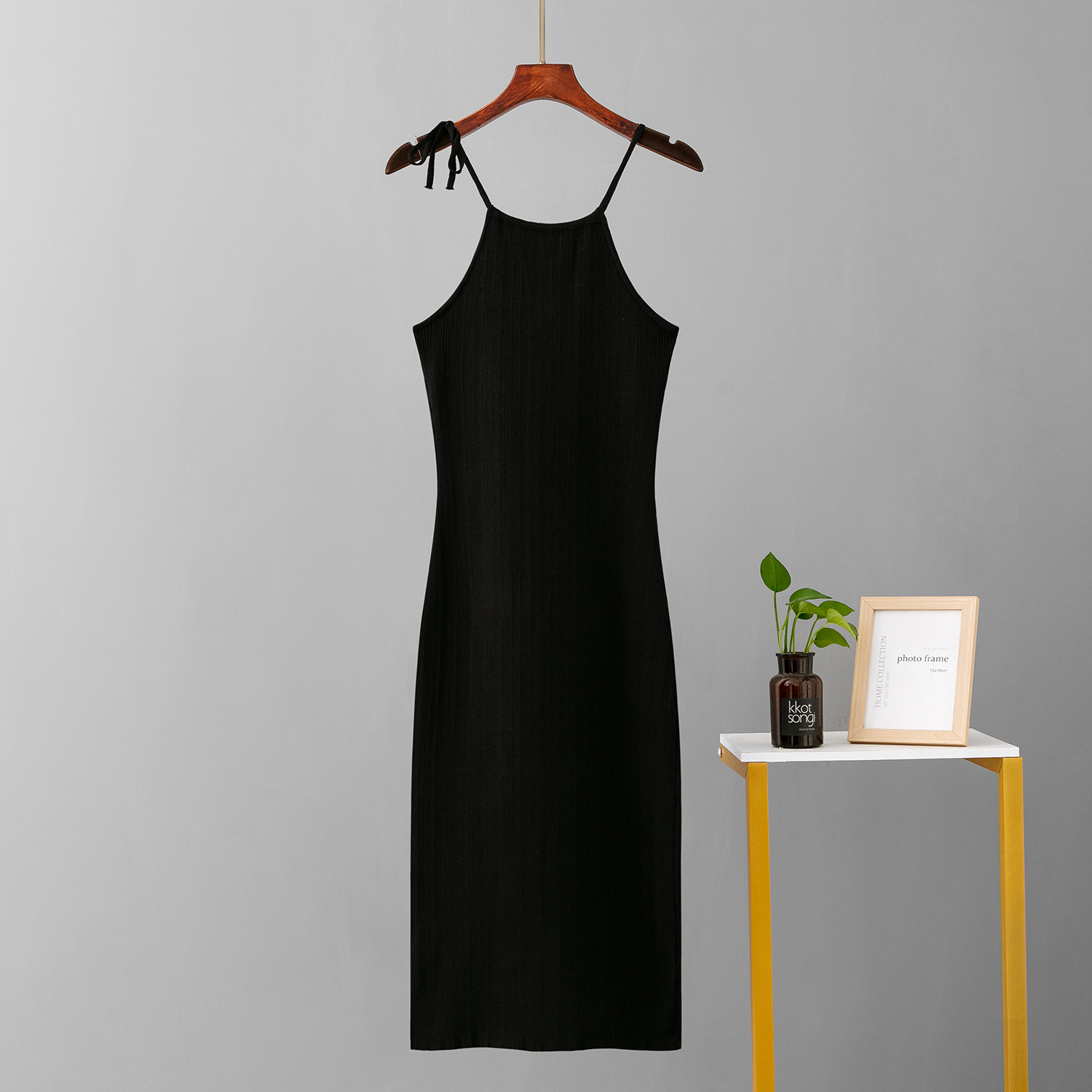 Women's Sheath Dress Strap Dress Casual Elegant Streetwear Boat Neck Sleeveless Solid Color Midi Dress Daily display picture 2