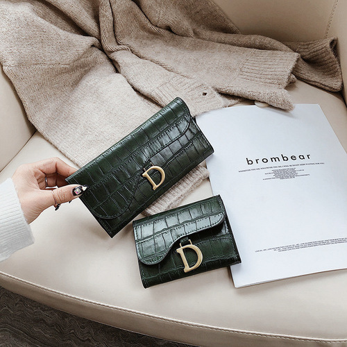 Retro small wallet for women  new Korean style fashion simple short wallet credit card holder coin purse factory goods