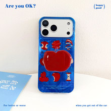 FYD水波纹适用苹果17PRO手机壳复古风油画苹果iphone16PM保护套15