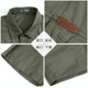2024 Summer New Cotton Washed Tooling Casual Short-sleeved Shirt Thin Loose Men's Half-sleeved Military Clothes Trendy Men's Shirt