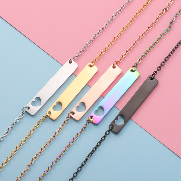 European and American hot-selling stainless steel necklace…