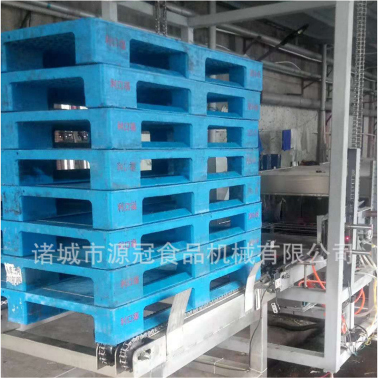 供应塑料卡板清洗机 大型地托盘清洗机设备 塑胶地台板清洗流水线