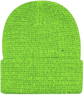 Factory Direct Supply of Customized Warm and Fashionable Night Reflective Effects Popular Reflective Knitted Hats Knitted Reflective Hats