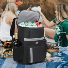 大容量保温包双肩包户外野餐包露营食品保鲜包饭盒袋便当包袋背包