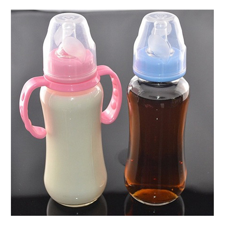 厂家供货 高白料玻璃奶瓶280ml儿童奶瓶 可定/做