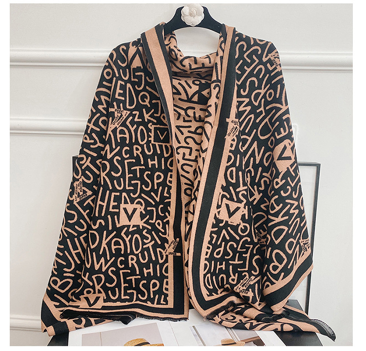 Cachecol em caxemira elegante para mulher xale versátil_voghion.com