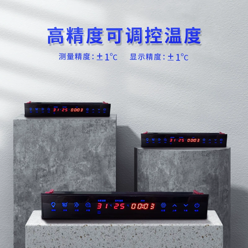 Интеллектуальный регулятор температуры аквариума F90023 цифровой дисплей температуры и влажности фильтр термостат контроллер подачи кислорода