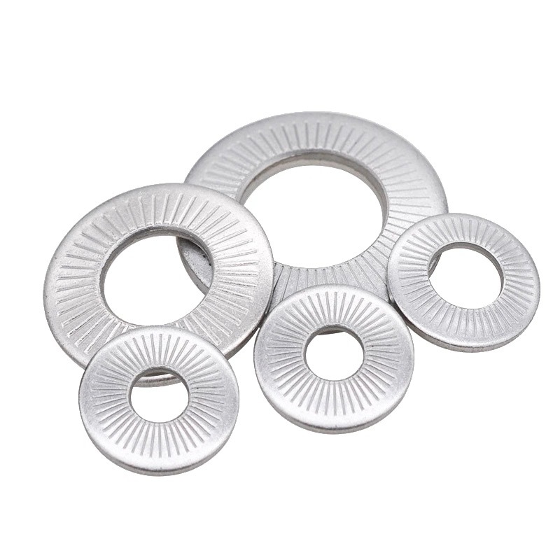 NFE25-511法标蝶形压花垫圈304不锈钢