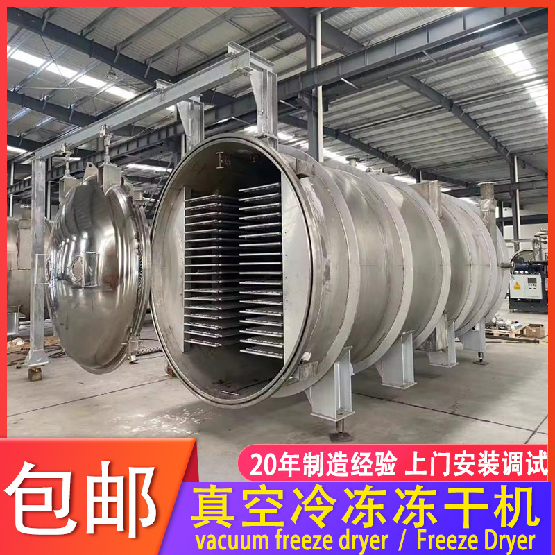 厂家用大型200平食品冻干机 蔬菜水果冻干加工设备 新型冻干技术
