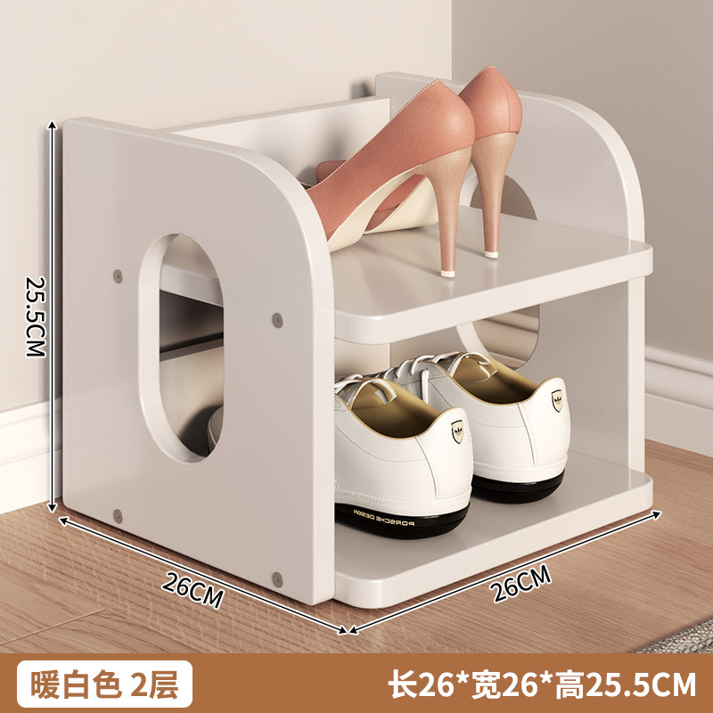[올 원목 - 수입 소나무] 웜화이트, 2층 26*26*25.5cm