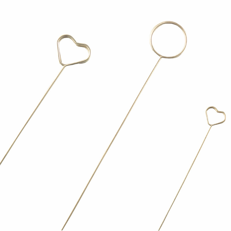 Pinza de tarjeta de felicitación de metal estilo ins, inserto de tarjeta, inserto de ramo, decoración de material de embalaje de flores, inserto de flores de metal de bricolaje