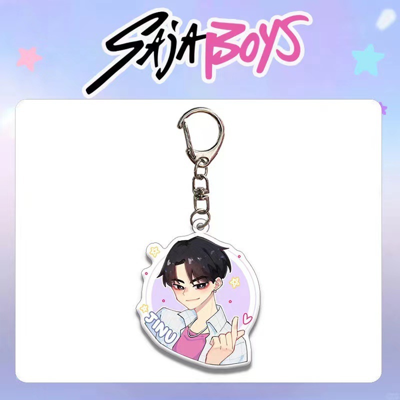 Sajaboy猎魔男团 亚克力钥匙扣  包包挂件 配件饰品 kpop明星周边|undefined