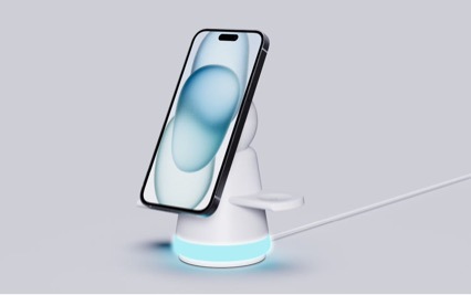 Универсальное зарядное устройство для Apple, 15W, три в одном