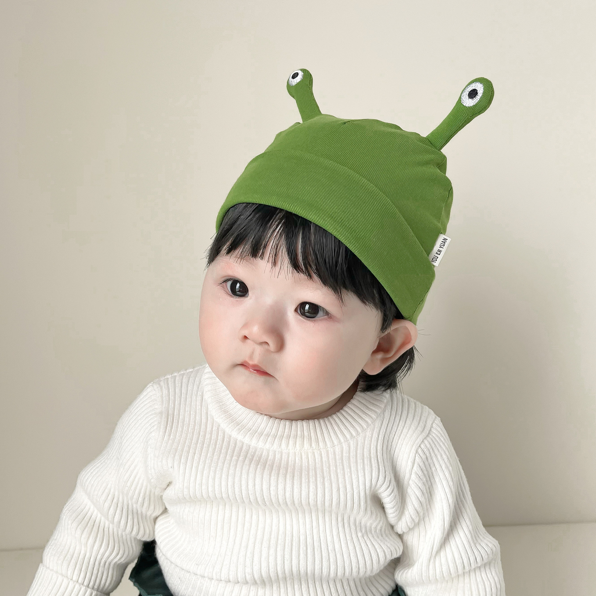 Children Unisex Fashion Solid Color Patchwork Baby Hat display picture 4