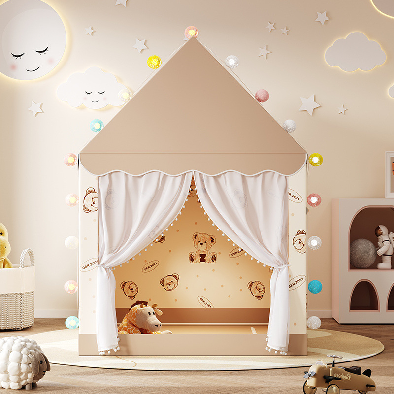 Casa de juguetes para niños, tiendas de campaña para niños, castillo de juguetes, casa de juguetes, mosquiteros, regalo de cumpleaños.