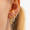 Advanced earrings, copper set, Amazon, European style, high-quality style, bright catchy style