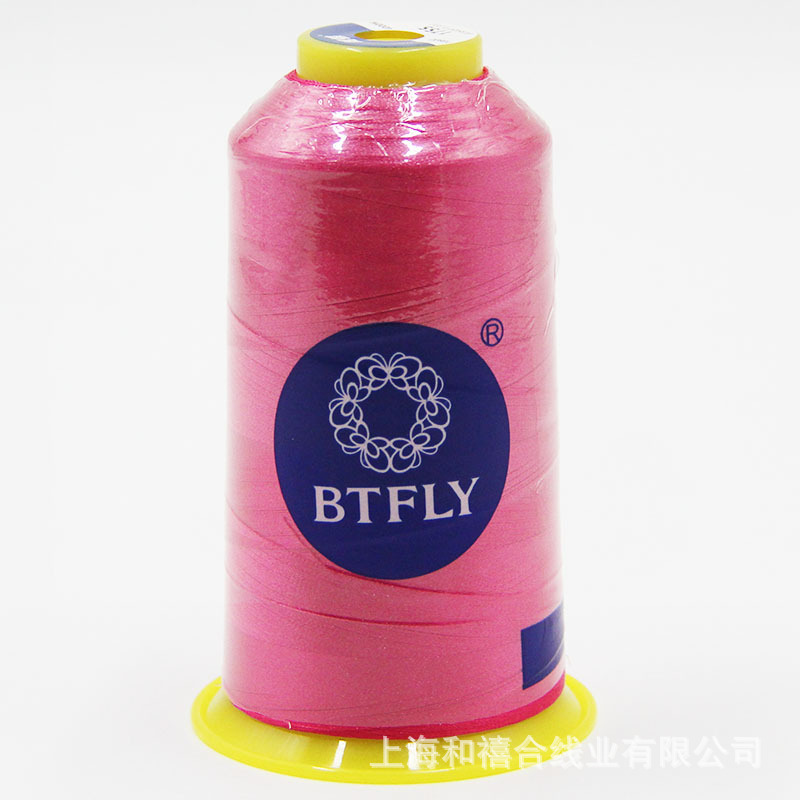 Mariposa marca hilo de bordado 108D / 2 hilo de bordado de poliéster de alta temperatura no desvanecerse calidad ecológica resistente al lavado brillante