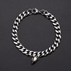 Advanced metal magnetic strong magnet, bracelet for beloved, jewelry, accessory, European style, high-quality style, simple and elegant design, wholesale