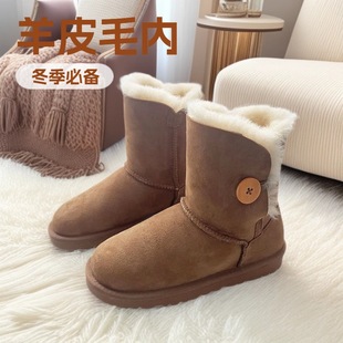 5803��Ƥëһ�wѩ��ѥŮ��Ͳ�Ӻ���ë��ů��Ь��ĥ�����ﶬѩ����