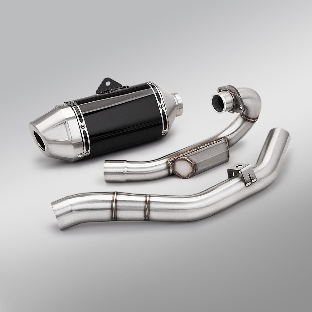 Motorcycle modification CRF250 300L CRF300RALLY front exhaust pipe and rear silencer set