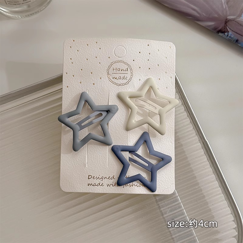 Greek gray five-pointed star-3 piece set