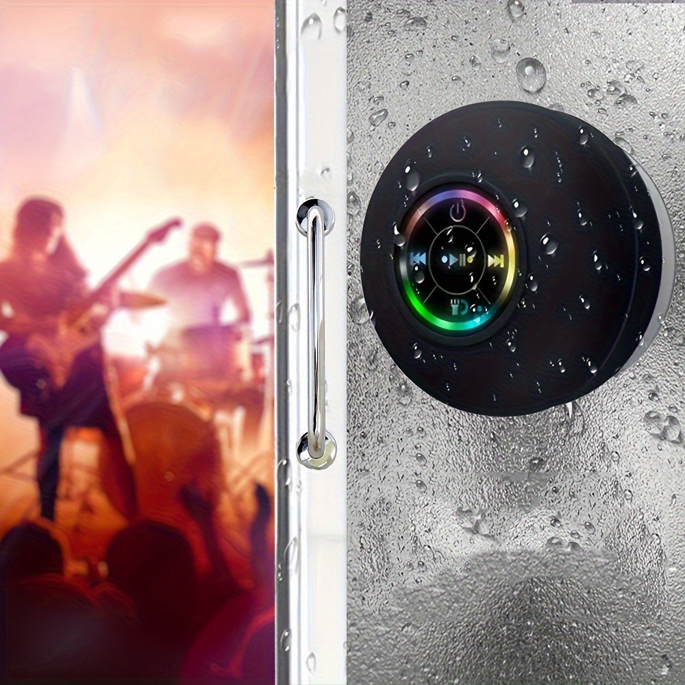 2025新款跨境代发浴室音响无线扬声器USB充电400mAh跨境