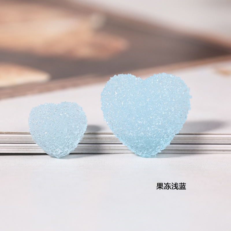 Accesorios de resina suave caramelo amor jalea efecto DIY crema pegamento teléfono móvil Shell parche caja almacenamiento material la horquilla