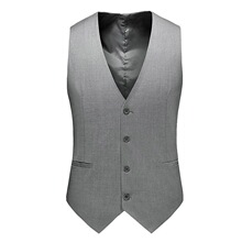 U 42093 Solid Color Men's Vest Blazer ��ɫ��װ���� ����