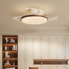 隐形风扇灯2025年新款中古风卧室餐厅吊扇灯吸顶灯电扇灯具