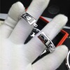 Glossy bracelet for beloved suitable for men and women, European style, silver 925 sample, 750 sample gold, Birthday gift