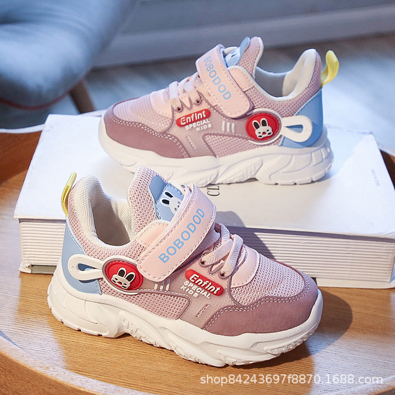 2023 primavera y otoño nuevos zapatos zapatillas de deporte de fondo suave transpirable niños niñas estudiantes de primaria zapatos casuales niños y niñas zapatos moda