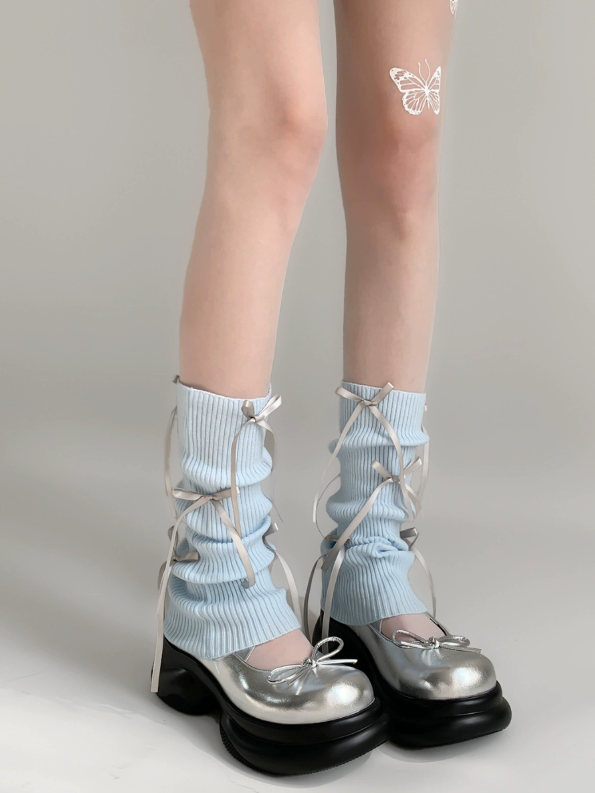 Новый 2024 носки весной и осенью бант балет jk нога чехол лолита куча носков для детей