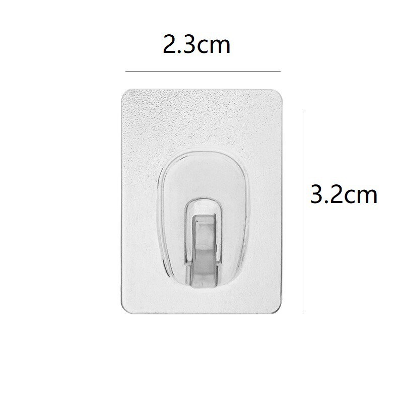 Powerful Traceless Adhesive Hooks, No-Drill Mini Hook Set, Modern Minimalist Wall Hanging